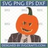Dapper Pumpkin in a Suit SVG for Halloween crafts