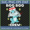 Cute Nurse Bunny Boo Boo Crew SVG design with Easter eggs for Cricut and sublimation