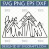 Faith Can Move Mountains SVG PNG EPS DXF Design for Cricut and Silhouette