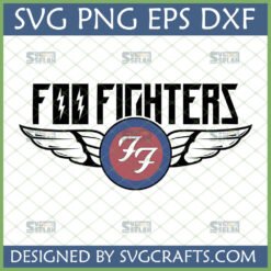Foo Fighters band logo SVG, PNG, DXF, EPS digital file for Cricut and sublimation