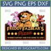 Freddy Fazbear's Pizza Animatronics SVG PNG DXF EPS featuring Freddy, Bonnie, Chica, and Foxy from Five Nights at Freddy's