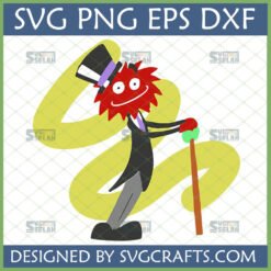 Whimsical Red Character SVG PNG DXF EPS digital download for Cricut and Silhouette