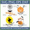 Halloween SVG Bundle for Cricut with Witch, Ghost, Spider, Jack-o-lantern designs