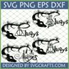 Harry Potter Always SVG Bundle featuring Stag Patronus, Deathly Hallows, and 'After All This Time' quotes for Cricut and Silhouette projects