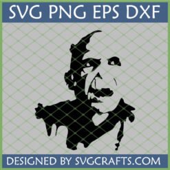 Scary Zombie Face SVG for Halloween Crafts and Cricut