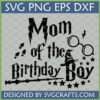 Harry Potter Mom Birthday Boy SVG PNG EPS DXF digital file with wizard glasses, sorting hat, wand, and footprints for Cricut projects