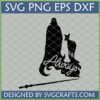 Harry Potter Star Wars Always SVG design featuring Darth Vader, a Patronus stag, and a magic wand.