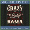 "Hide Your Crazy Bama Football" SVG design with football helmets, perfect for Alabama Crimson Tide fans and Cricut projects.