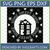 Home Sweet Home SVG digital cut file featuring a house silhouette with hearts and 'Home Sweet Home' text in a farmhouse style, suitable for Cricut and Silhouette.