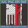 Distressed American Flag SVG with Lineman Husband Daddy Protector design