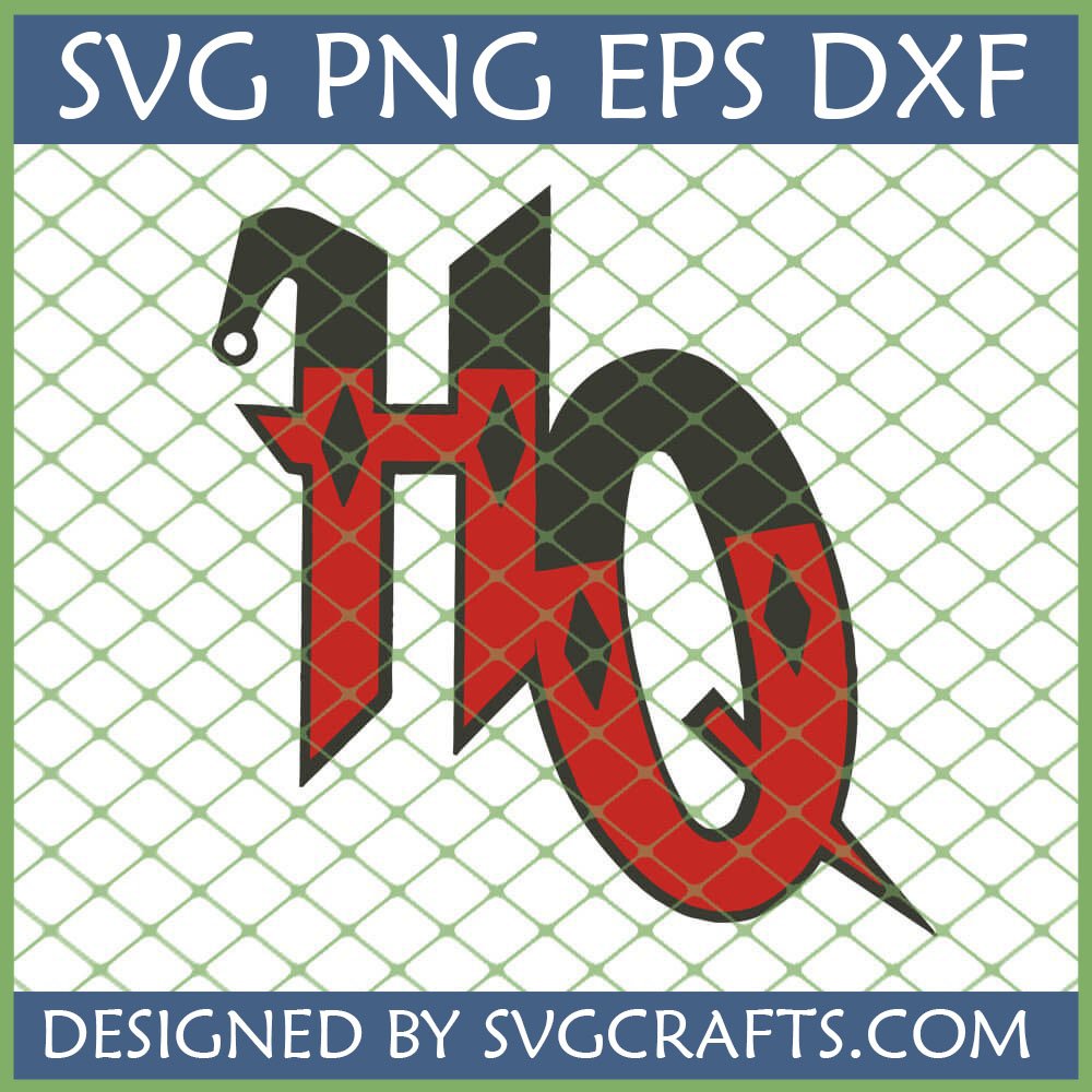 Whimsical Ho Christmas SVG design in red and dark grey for holiday crafts