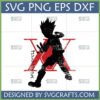 Hunter x Hunter Gon Freecss Silhouette SVG with distressed red 'X' and Japanese text for anime fan art