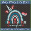 Kindergarten is Magical Unicorn Rainbow SVG design for back to school crafts
