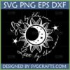 Live by the Sun Love by the Moon SVG PNG DXF EPS digital file for Cricut and sublimation