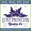 Lost Princess Lantern Co SVG PNG EPS DXF digital file featuring Tangled sun symbol and lantern festival boat scene by SVGCrafts