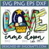 Colorful Christmas Love Came Down SVG with Nativity scene and Luke 2:11 for DIY crafts