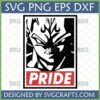 Vegeta Pride SVG PNG DXF EPS Digital File for Cricut and Dragon Ball Z T-shirt design