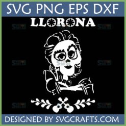 Mama Imelda Llorona SVG PNG DXF EPS digital design for Coco movie and Day of the Dead crafts