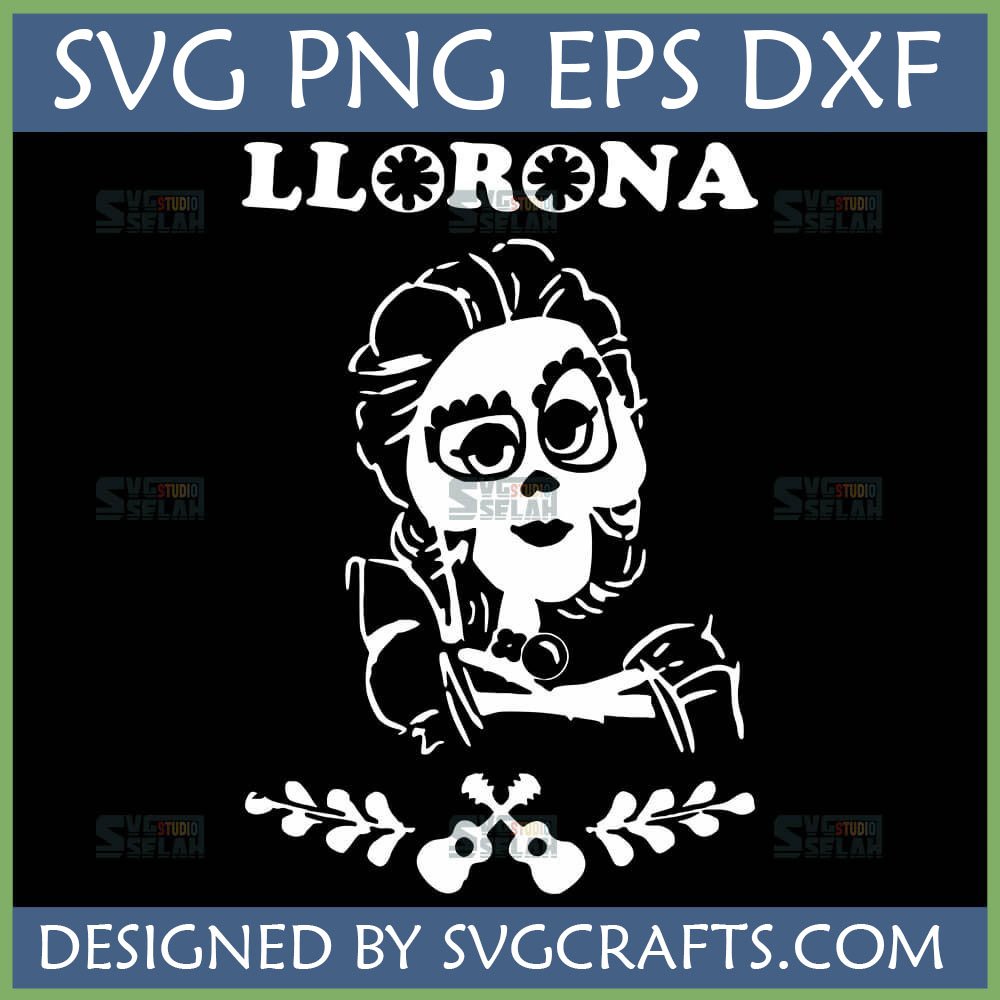 Mama Imelda Llorona SVG PNG DXF EPS digital design for Coco movie and Day of the Dead crafts