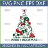 Merry Woofmas Dog Christmas Tree SVG digital design for Cricut and Silhouette