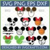 Mickey Sports SVG Bundle for Cricut with various sports balls and bows