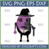 Whimsical purple Cyborg Gentleman SVG digital file for Cricut crafting, featuring a steampunk robot character in a suit and fedora.
