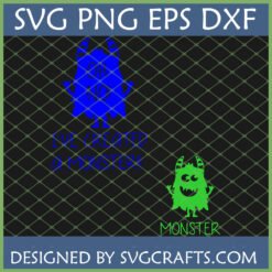 I've Created a Monster SVG and Cute Green Monster PNG for Cricut projects