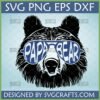 Papa Bear Sunglasses SVG digital design for Father's Day