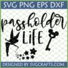 Disney Passholder Life SVG with Tinkerbell, pixie dust, and Mickey Mouse key for Cricut and sublimation projects by SVGCrafts.