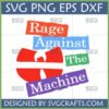 Rage Against The Machine SVG, RATM PNG digital design file for Cricut and sublimation