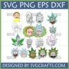 Rick and Morty Weed SVG Bundle for Cricut and Sublimation