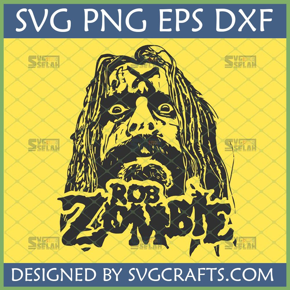 Iconic Rob Zombie SVG PNG DXF EPS digital file for Cricut and Sublimation by SVGCrafts