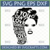 RuPaul Quote SVG 'Love Yourself' typographic silhouette design for Cricut and sublimation