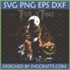 Sam from Trick R Treat movie with a scary jack-o-lantern and "Trick 'r Treat" text, in an SVG PNG DXF EPS digital design.