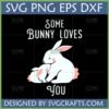 Cute Some Bunny Loves You SVG with Mother and Baby Bunny for Cricut