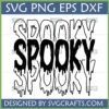 Dripping Spooky SVG digital design for Halloween crafts and Cricut projects