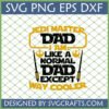 Jedi Master Dad SVG design with lightsabers and Rebel Alliance symbols for Cricut and sublimation