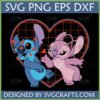 Stitch and Angel Kiss Marks SVG Digital Download for Cricut and Sublimation