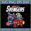 Stitch Avengers SVG digital design featuring Stitch characters dressed as Marvel superheroes for Cricut and sublimation projects