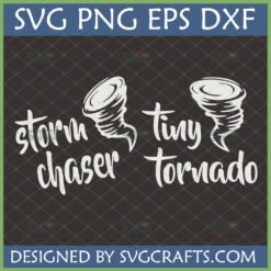 Storm Chaser Tiny Tornado SVG PNG EPS DXF digital design for Cricut and Silhouette