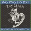 The Clash Dragon SVG and PNG digital design for Cricut and sublimation