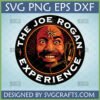 Stylized Joe Rogan Experience SVG File with third eye and microphone, for Cricut and digital crafts.