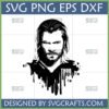 Distressed Thor SVG design for Cricut, featuring Chris Hemsworth's portrayal of Thor with a grunge paint drip effect and 'THOR' text. Includes SVG, PNG, EPS, DXF file formats for digital download.