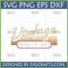 Vintage Made in 1981 SVG PNG EPS DXF digital file for Cricut and sublimation