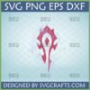 World of Warcraft Horde SVG Grunge Design for Cricut and Sublimation